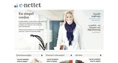 Desktop Screenshot of e-nettet.dk